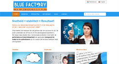 Desktop Screenshot of bluefactory.nl